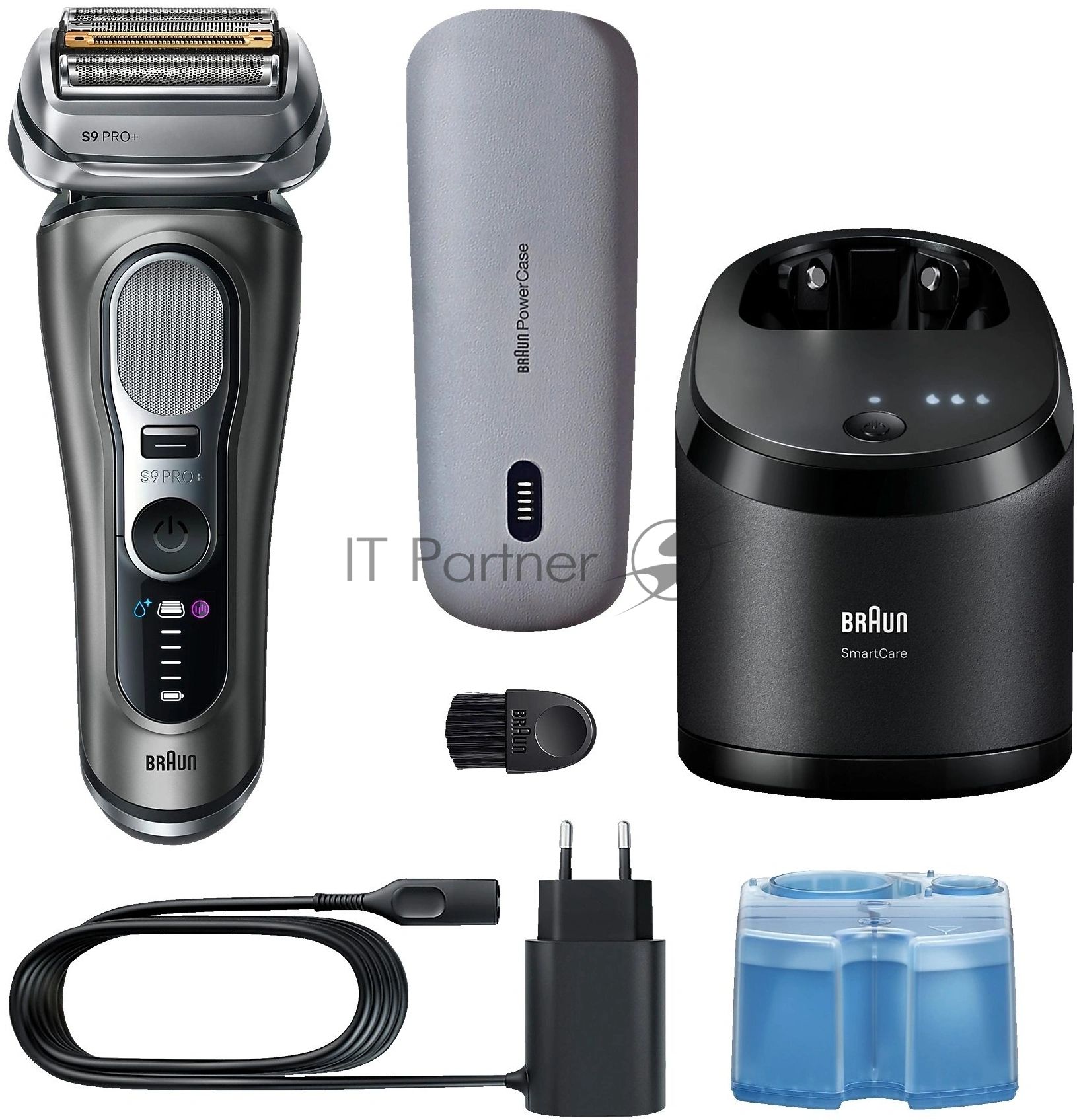 Бритва электрическая сетчатая Braun 9675cc питан.:элек.сеть/аккум. серебристый
