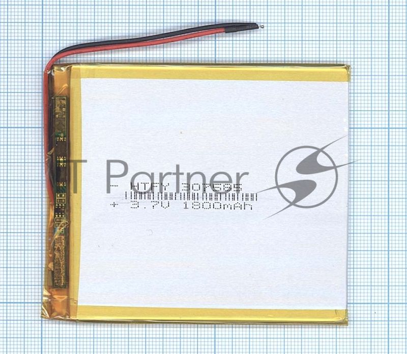 Аккумулятор Li-Pol (батарея) 3*75*85мм 2pin 3.7V/1800mAh