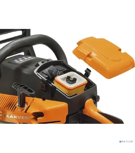 Пила бензиновая CARVER RSG 358MF [01.004.00060] (Металл.стартер, целлюлозный фильтр; 18", цепь PROFI 0,325-1,5-72зв.)