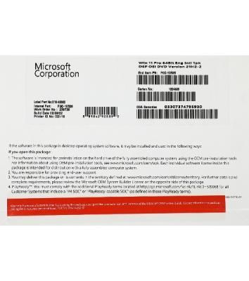 Операционная система OEM WIN 11 PRO 64B ENG 1PK FQC-10528 MS