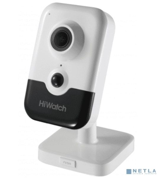 Видеокамера IP Hikvision HiWatch DS-I214(B) 4-4мм цветная корп.:белый/черный
