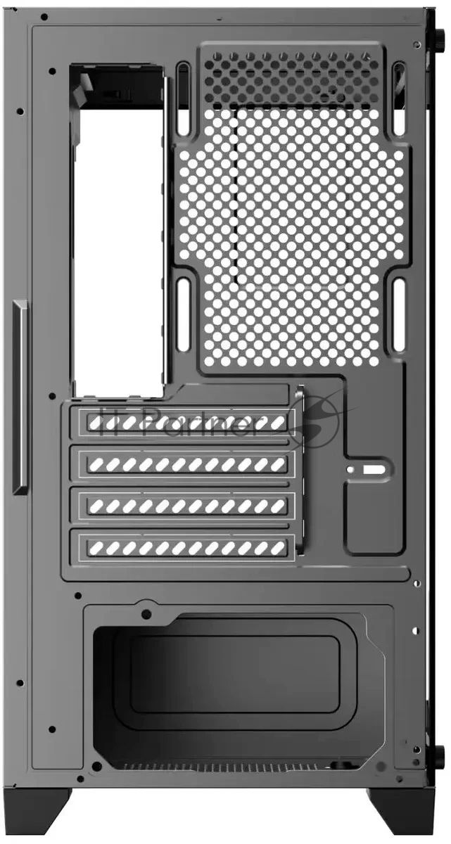 Компьютерный корпус Bloody BD-CC103 черный без БП mATX 7x120мм 1xUSB 2.0 1xUSB 3.0 audio bott PSU