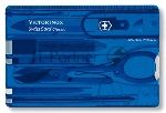Швейцарская карта Victorinox SwissCard Classic (0.7122.T2) синий полупрозрачный коробка подарочная Швейцарская карта Victorinox SwissCard Classic (0.7122.T2) синий полупрозрачный коробка подарочная