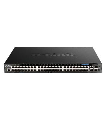 Коммутатор D-Link DGS-1520-52MP/A2A, 48×1 Гбит/с + 4×2.5 Гбит/с + 2×10 Гбит/с Base-T + 2×10 Гбит/с SFP+, управляемый