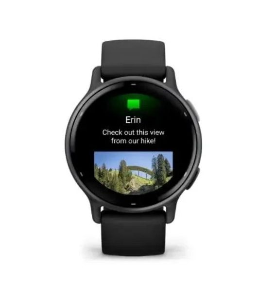 Умные часы Garmin Vivoactive 5, 1.2" AMOLED, 5G, Wi-Fi, Bluetooth, NFC, 5 ATM, черный
