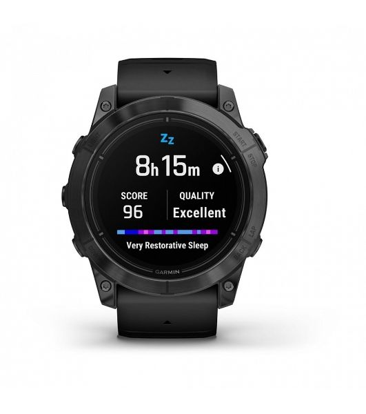 Умные часы Garmin Epix Pro Gen 2 Standard Edition, 1.4" AMOLED, ANT+, Bluetooth, GPS, NFC, Wi-Fi, 10 ATM, серый / черный