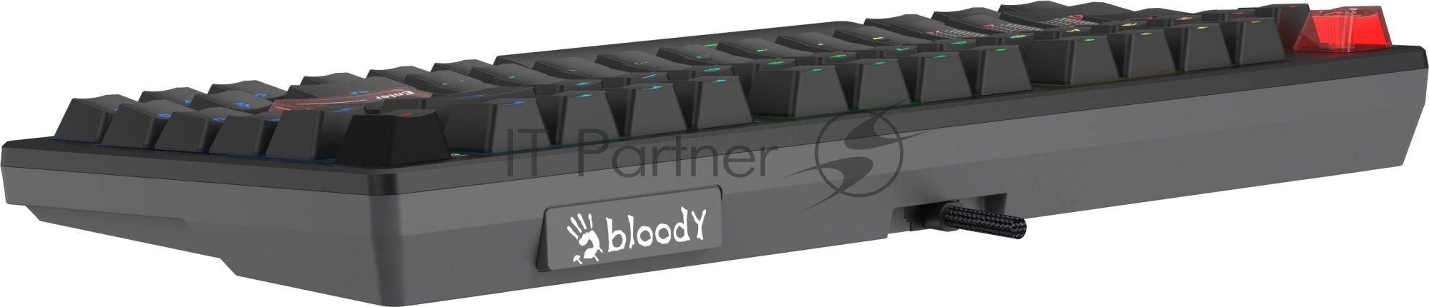 Клавиатура A4Tech Bloody MS76 проводная, USB Type-A, черный