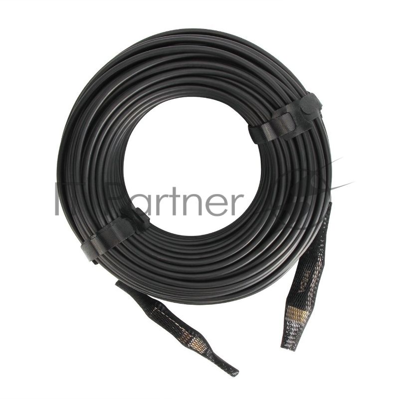 Активный оптический кабель HDMI 19M/M,ver. 2.0, 4K@60 Hz 80m VCOM