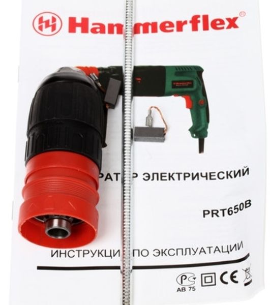 Перфоратор Haммer Flex PRT650D, SDS-plus, 650 Вт, 2,4 Дж, от сети
