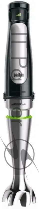 Блендер погружной Braun MQ7087X 850 Вт, черный/серебристый