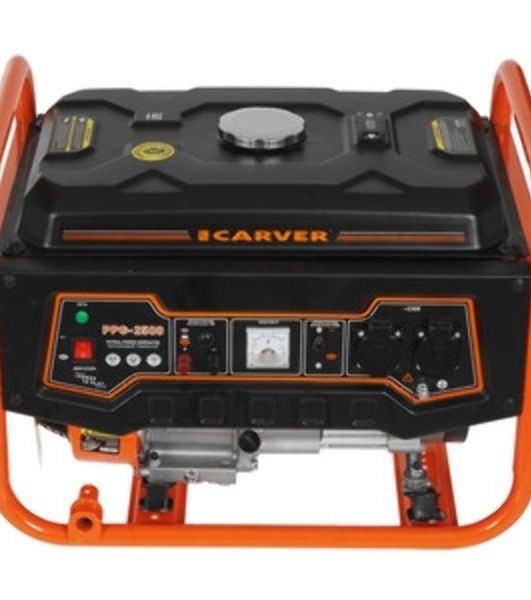 Электрогенератор бензиновый Carver PPG-2500А, 2.3 кВт, 67 дБ, 40 кг