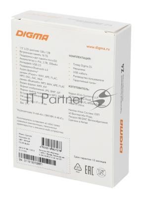 Плеер Hi-Fi Flash Digma Z4 BT 16Gb черный/1.5"/FM/microSD/clip