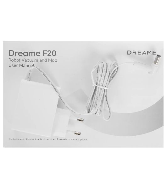 Робот-пылесос Dreame F20 белый, 3200 мА·ч Li-Ion, уборка влажная/сухая, пылесборник контейнер 0.4 л