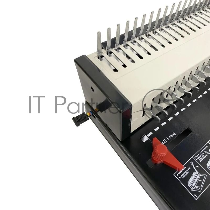Переплетчик Office Kit B2116 A4/перф.13л.сшив/макс.450л./пластик.пруж. (4.5-45мм)