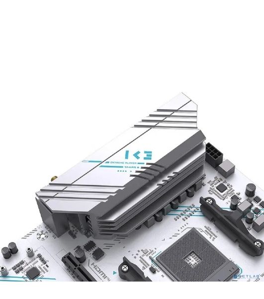 Материнская плата MAXSUN MS-B550M GAMING WIFI ICE, AM4, AMD B550, 2xDDR4, 2xSATA, 2xM.2, 1xPCIe 4.0 x16, 1xPCIe 3.0 x4, 1xHDMI, 1xDP, 1x1Gb LAN, Wi-Fi 5, Bluetooth 4.2, 2xUSB-A 5Gbps, 4xUSB-A 2.0, 3x3.5 мм, 5.1, mATX