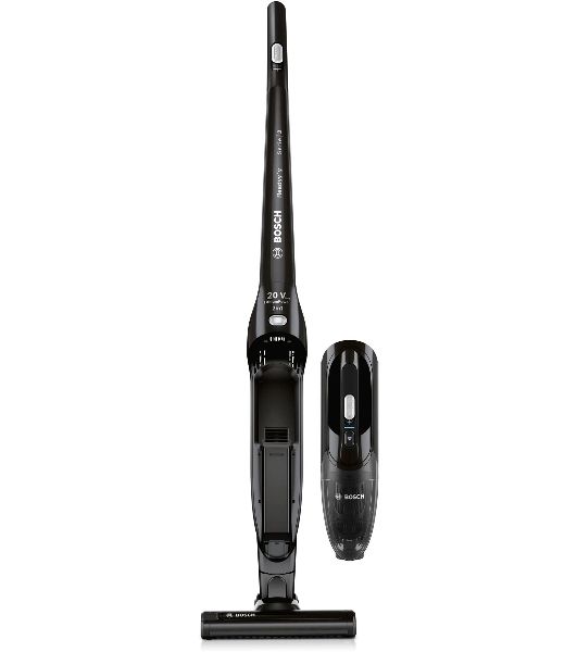 Пылесос вертикальный Bosch BBHF220 черный, питание от аккумулятора, 48 Вт, уборка сухая, пылесборник 0,4 л