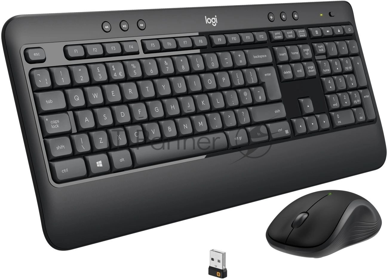 Комплект клавиатура+мышь Logitech MK540 Advanced беспроводной, USB, 1000 DPI, чёрный