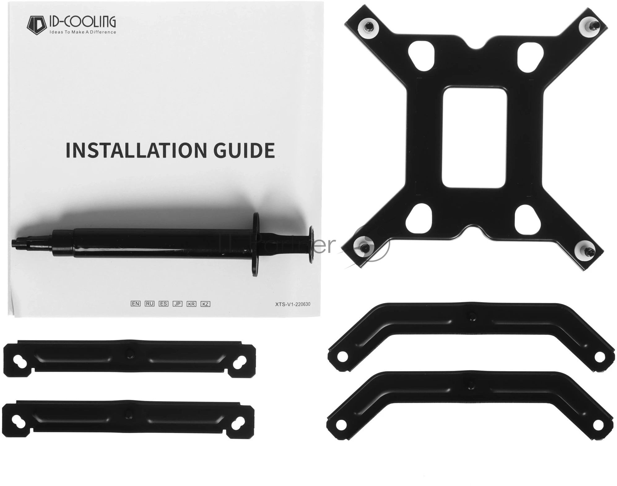 Кулер для процессора ID-Cooling SE-224-XTS BLACK BULK, алюминий/медь, 1500 об/мин, 28.9 дБ, 4 pin, 220 Вт, высота 151 мм BULK
