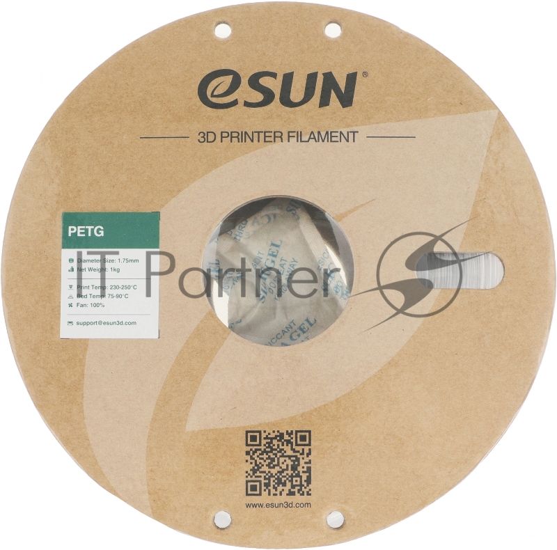 Пластик для принтера 3D Esun PETG175T1P1 PETG d1.75мм 1кг 1цв.