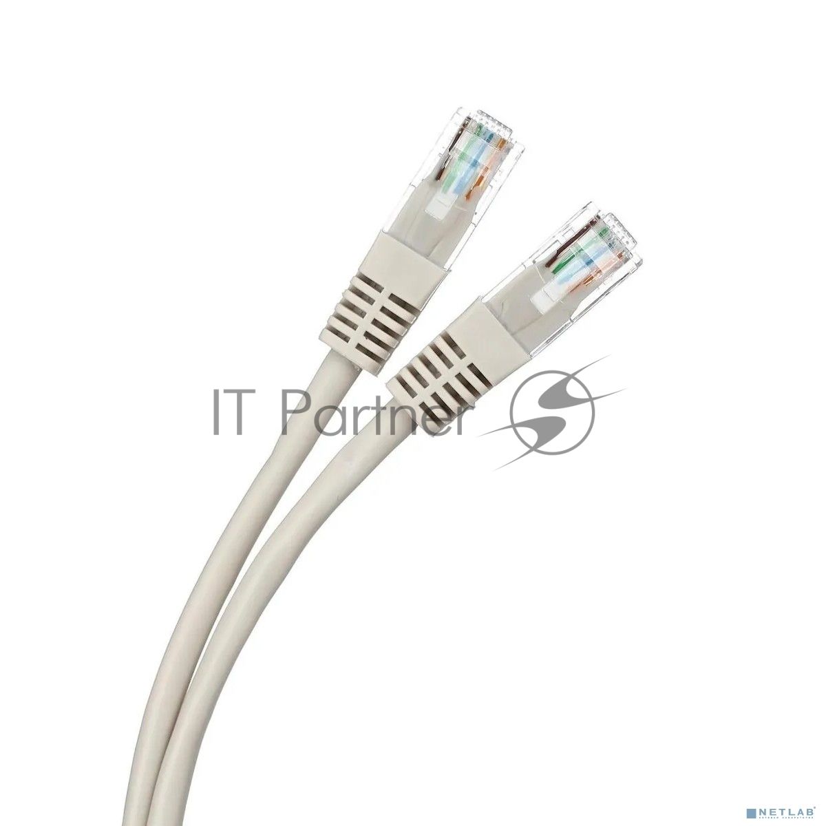 Патч-корд литой "Aopen" UTP cat.5е 1,5м серый