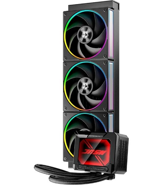 Система водяного охлаждения ID-Cooling DL360 Max ARGB Soc-AM5/AM4/1200/1700/1851 черный 4-pin 14-31.2dB Al LCD 350W Ret