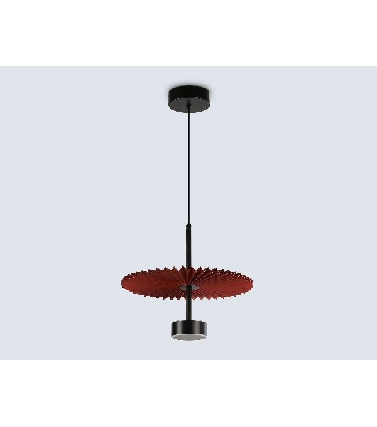 Светильник Ambrella light LH72613 BK/RD черный/красный 6W 3000K D300*260-1770