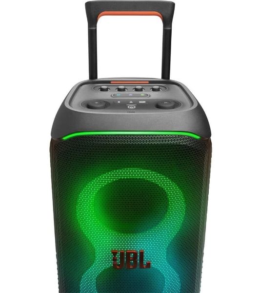 Портативная акустика JBL PartyBox Stage 320 (1.0 2 x 120 Вт, Bluetooth, AUX, USB, 6.3 мм jack, RGb подсветка, IPX4, JBLPBSTAGE320UK)