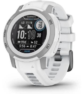 Умные часы Garmin Instinct 2S Solar Surf Edition Ericeira, 0.79" PMOLED, Wi-Fi, Bluetooth 4.2, NFC, IP68, черный / белый