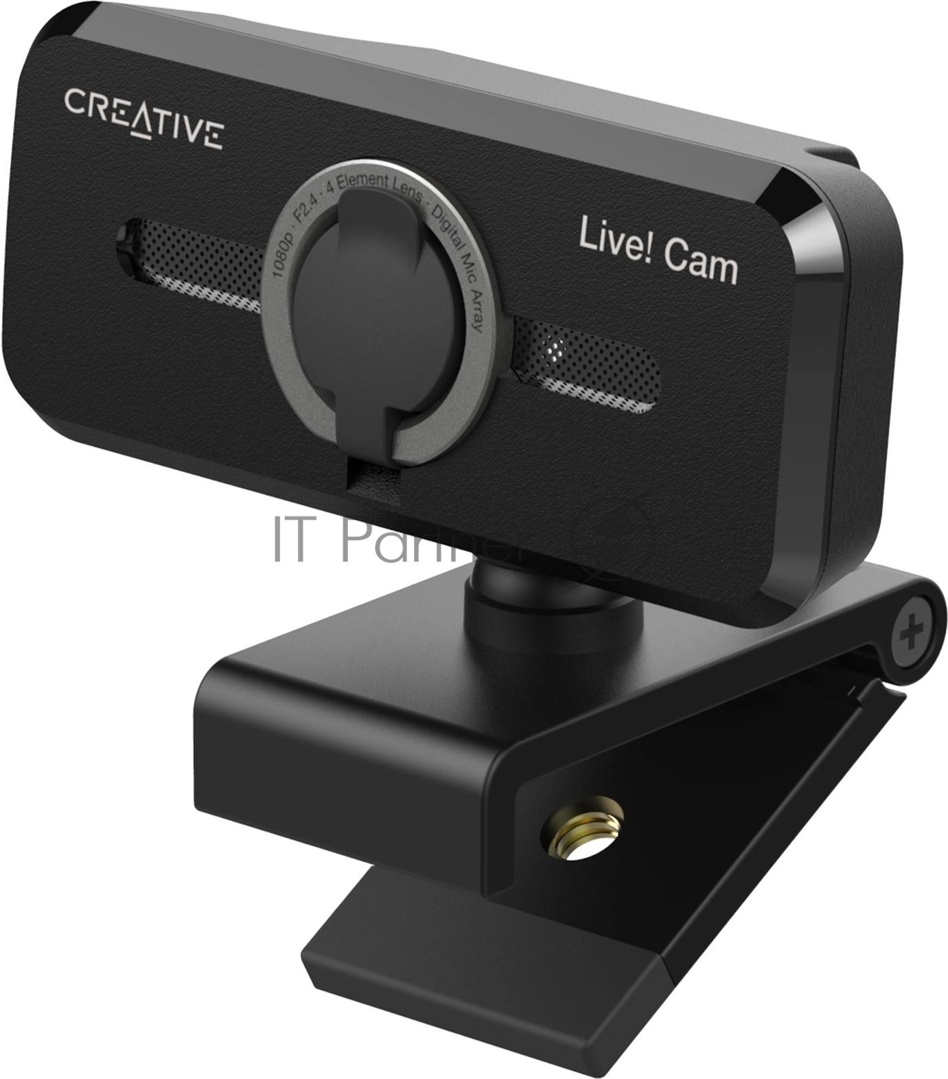 Веб-камера Creative Live! Cam Sync 1080p V2 1920x1080, 30 кадр/с, USB Type-A, микрофон, шторка приватности, универсальное крепление