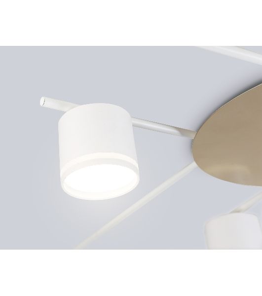 Потолочный светильник Ambrella light FL51759/8 WH/GD белый/золото GX53/8 max 12W 870*870*95