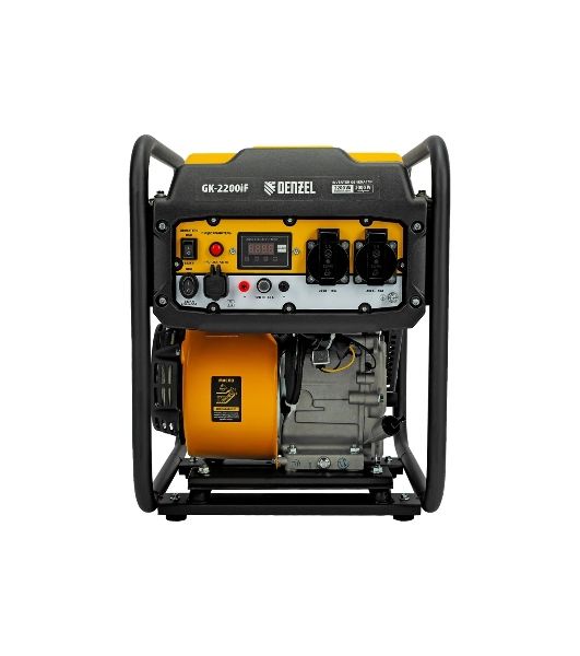 Электрогенератор бензиновый инверторный Denzel GK-2200iF, 2.2 кВт, 95 дБ, 27 кг