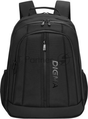 Рюкзак для ноутбука 15.6" Digma Stash S2 черный полиэстер (DGbP15S2BK) Рюкзак для ноутбука 15.6" Digma Stash S2 черный полиэстер (DGbP15S2BK)