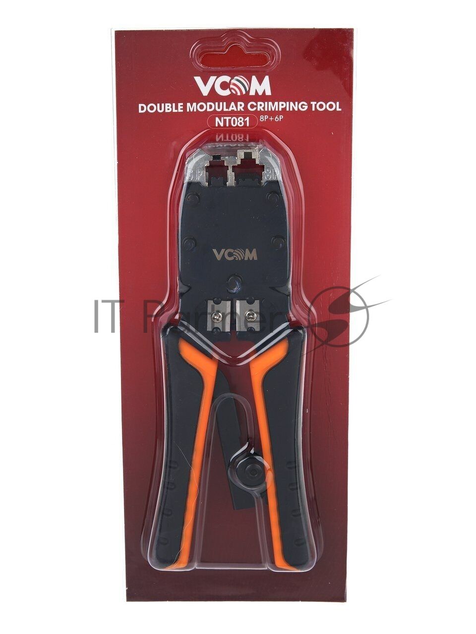 Клещи обжимные VCOM NT081 (кримпер), для разъемов 8p8c, с фиксатором