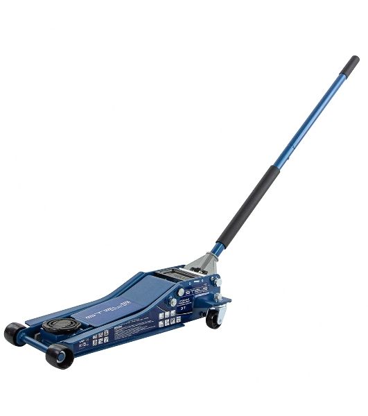 Домкрат гидравлический подкатной Stels 51136, быстрый подъем 3т low profile quick lift 75-515 мм про