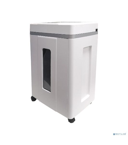 Шредер Office Kit S200TSCD 0,8x2 белый (секр.P-7) фрагменты 6лист. 25лтр. скобы пл.карты CD