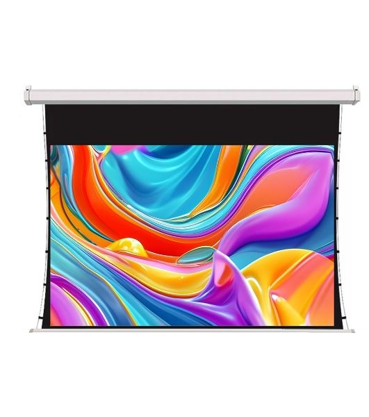 Экран для проектора S'OK SCPSMT-221x125FG-ED30 100 " 16:9 настенно-потолочный, моторизованный с боковым натяжением, белый, ED30 см