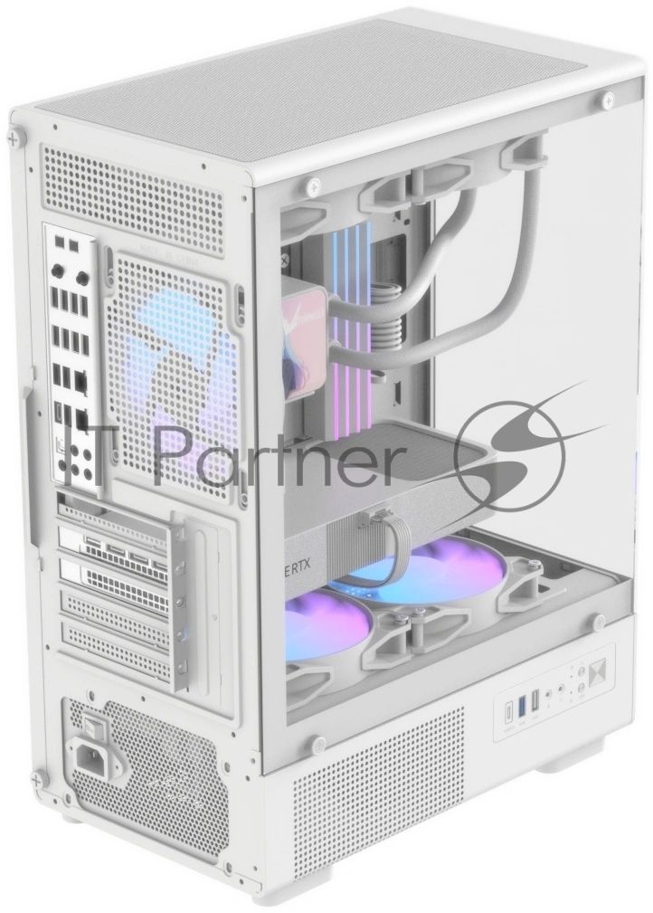 Корпус Formula Crystal Z1CM Plus AR v2 белый без БП mATX 2x120mm 1xUSB2.0 1xUSB3.0 audio bott PSU