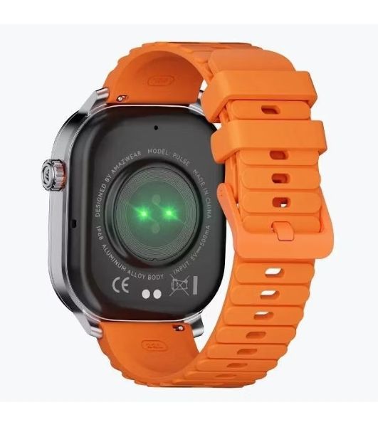 Умные часы KOSPET Pulse, 1.96" AMOLED, Bluetooth 5.3, GPS, IP68, серебристый