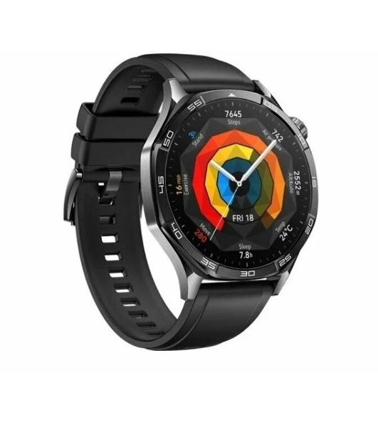 Умные часы Huawei Watch GT 5, 1.43" AMOLED, Bluetooth, NFC, GPS, IP69K, черный