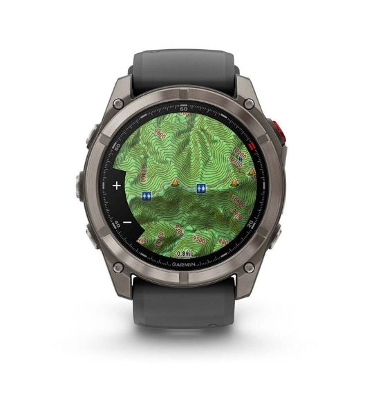 Умные часы Garmin Fenix 8 Pro 51mm AMOLED, 1.4" AMOLED, ANT+, Bluetooth, Wi-Fi, NFC, 10 ATM, серебристый / желтый