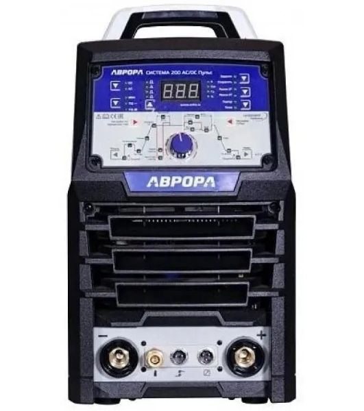Сварочный аппарат Аврора Система 200 AC/DC ПУЛЬС инвертор ММА, 5.2 кВт