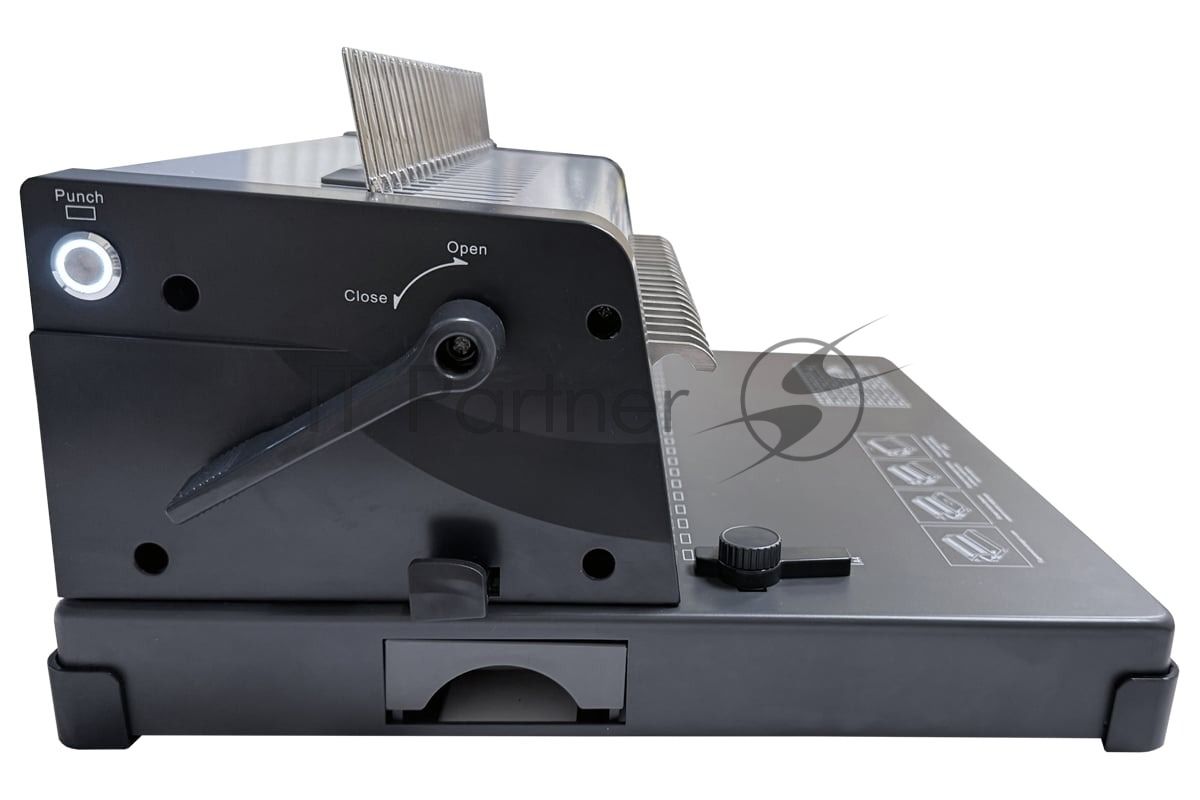 Переплетчик Office Kit B2130E A4/перф.35л.сшив/макс.500л./пластик.пруж. (6-51мм)/электр.
