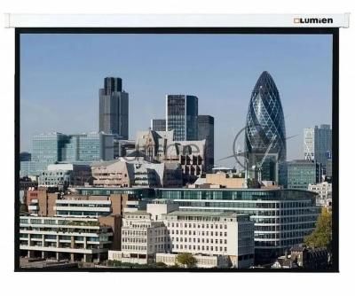 Экран с электроприводом Lumien Master Control 115x180 см (78") Matte White FiberGlass черная кайма по периметру 16:10 LMC-100127