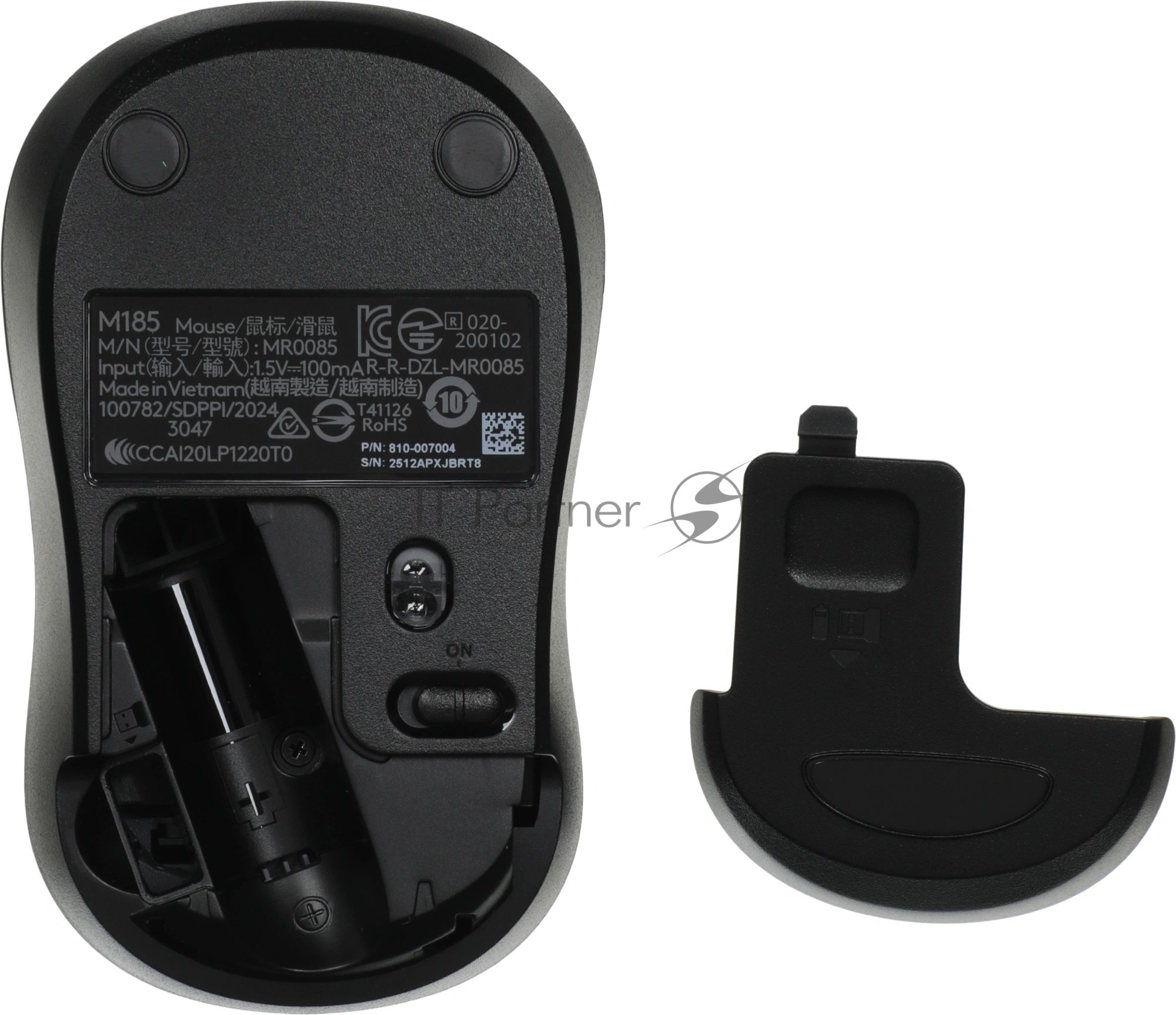 Комплект клавиатура+мышь Logitech MK270 беспроводной, USB, 1000 DPI, чёрный (неоригинальная гравировка)