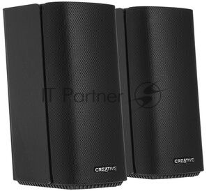 Акустическая система Creative T100 2.0 черный 40Вт BT