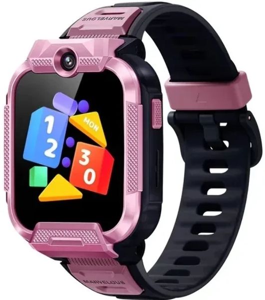 Детские умные часы Mibro Kids Z5, 1.69" TFT, 4G, Bluetooth, 2ATM/WR20, розовый
