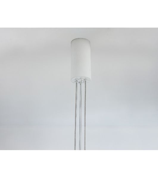 Подвесной светодиодный светильник Ambrella light FL5884/2 WH белый 45W 3000K/4200K/6400K D600/400*1200 (без ПДУ)