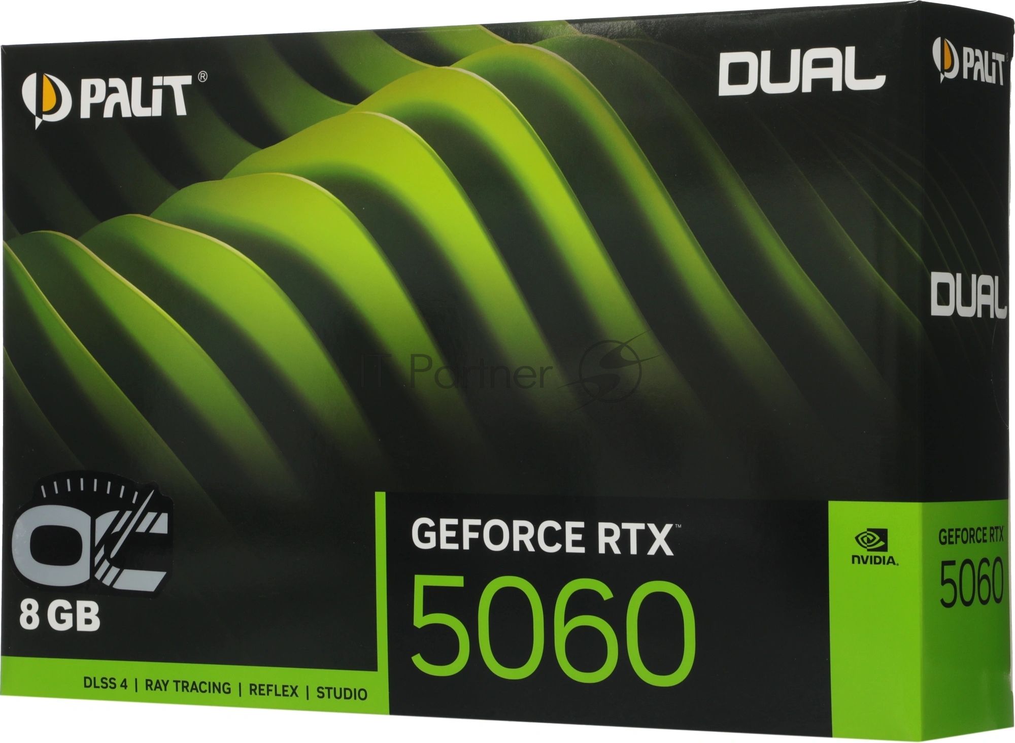 Видеокарта Palit RTX 5060 DUAL OC RTX 5060 8Gb 128bit GDDR7 2280/28000/HDMIx1/DPx3/HDCP PCI-E 5.0