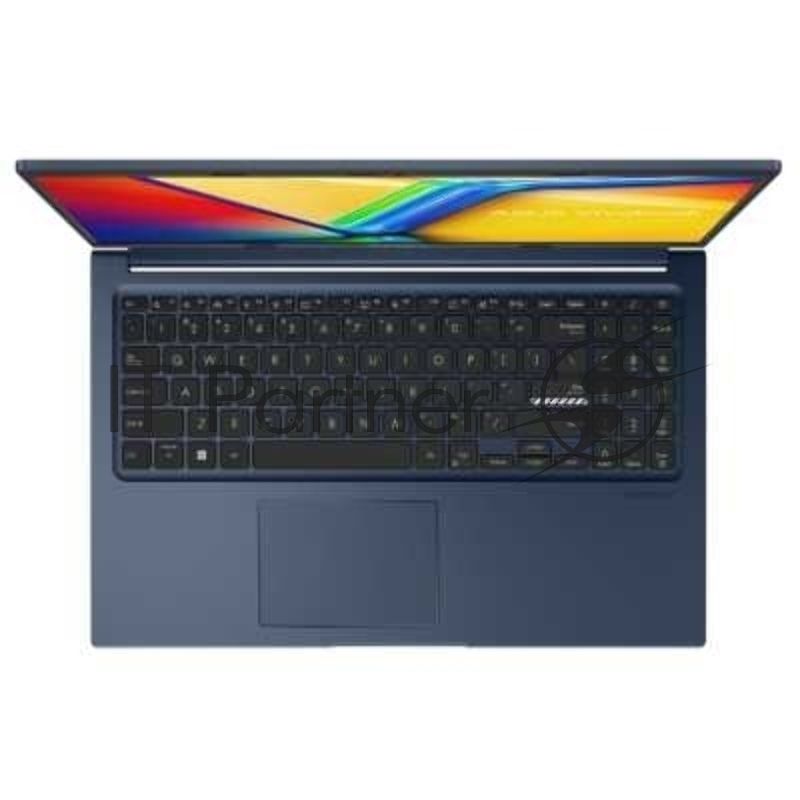 Ноутбук ASUS VivoBook 15 X1504MA-BQ601/15.6"/IPS/Core 3 304/8Gb/256Gb/SSD/Intel Graphics/Без ОС/синий/1.7kg