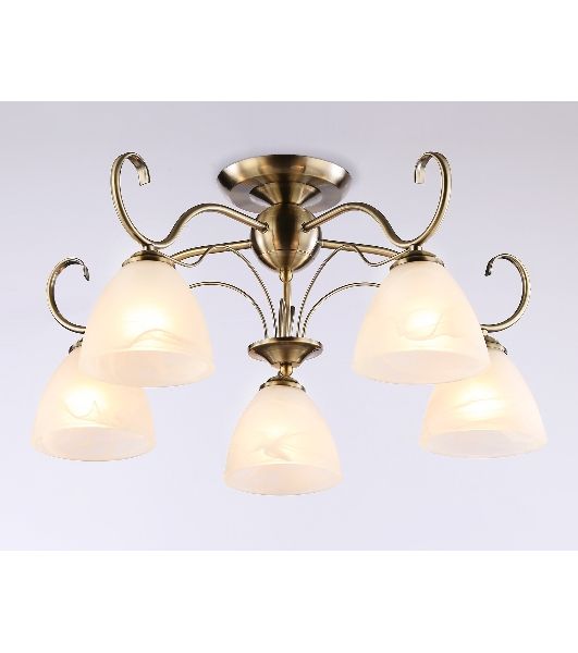 Светильник Ambrella light TR3046/5 SB/FR бронза/белый матовый E27/5 max 40W D595*285